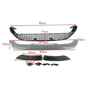 DURAFORCE Fit For Ford Focus 2015 2016 Front Bumper Lower Grille Grill Plastic 3PCS Lips