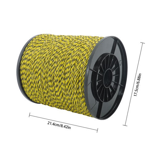 DURAFORCE Fence Wire 1/8 inch 3280 Feet 1000m 6 Stainless Steel Strands Conductors