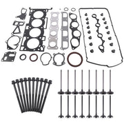 DURAFORCE Head Gasket Bolts + Valves Set for Hyundai Sonata Genesis Coupe Kia Optima 11-16