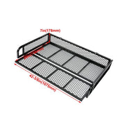DURAFORCE Rear Drop Mesh Basket Rack Steel Cargo Luggage Carrier For Universal 500LBS