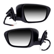 DURAFORCE 2Pcs Door Mirrors Power Heated with Camera LH & RH for Nissan Rogue 2.5L 2.0L l4