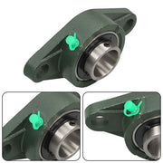 DURAFORCE UCFL206-20 Pillow Block Bearing 1-1/4" Bore 2 Bolt Flange Mounted 10Pcs