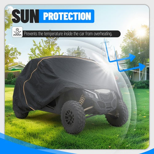 2 Seat Vehicle Storage Dust Cover for Can Am Maverick X3 Teryx Polaris RZR UTV