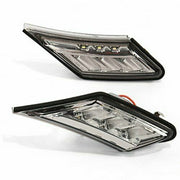 DURAFORCE Smoke Lens Bumper LED Side Marker Lights for 2013-2019 for Toyota GT86 BRZ FR-S