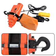 DURAFORCE 2200lbs Electric Chain Hoist 110V 10ft Lifting Height,10ft Wired Remote Control