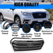 DURAFORCE 91121XC01A Front Bumper Grille Chrome for 2019-2022 Subaru Ascent