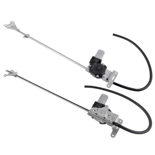 DURAFORCE Front Power Window Regulator Set For 1999-2011 Freightliner Argosy With Motor