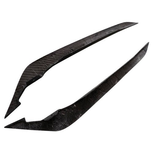 DURAFORCE 4PCS Carbon Fiber Front Bumper Side Blade Canard Fin For 22-24 Subaru WRX VB S4