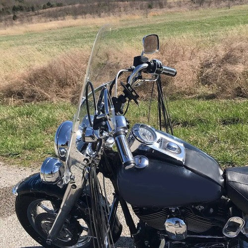 26 Inch Acrylic Windshield For Harley Softail Deluxe Fat Boy FLS 2000 2017