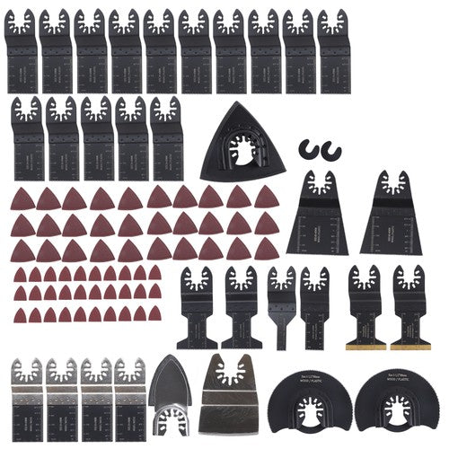 DURAFORCE Quick Release Tool Blades 94Pcs Oscillating Saw Blades Combination Bi-Metal
