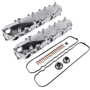 DURAFORCE Polished Engine Valve Covers for Chevy Small Block LT GEN V 5.3 6.2 LT4 L83 L86