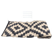 DURAFORCE 8x10 ft Waterproof Outdoor Rug Outdoor Indoor RV Mat Carpet For Patio Backyard