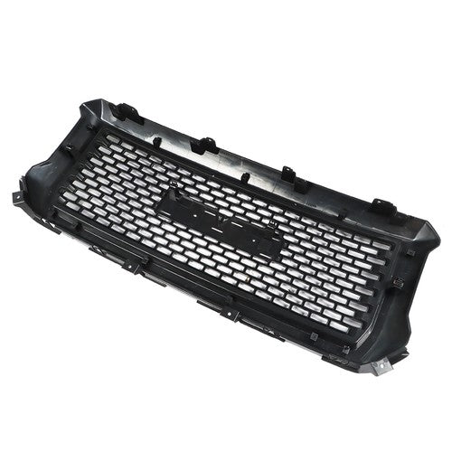DURAFORCE For GMC Sierra 1500 2014 2015 Front Hood Mesh Grill Glossy Black Plastic Durable