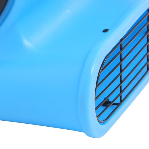 DURAFORCE Powerful 1HP 4000CFM 15ft Three-Speed Adjustable Carpet Dryer - Blue Fan