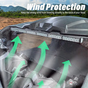 DURAFORCE Dark Tinted Rear Windshield Window Panel For Can Am Maverick X3 Max R 2017-2021