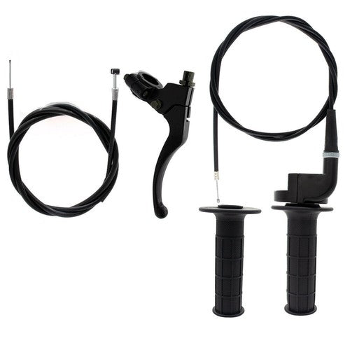 DURAFORCE 7/8" RIGHT LEVER BRAKE THROTTLE CABLE HANDLEBAR GRIP FOR MINI BIKE 50CC- 250CC