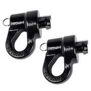 DURAFORCE Pair Gooseneck Safety Chain Anchors 60691 For Chevrolet Silverado 2500 3500 HD