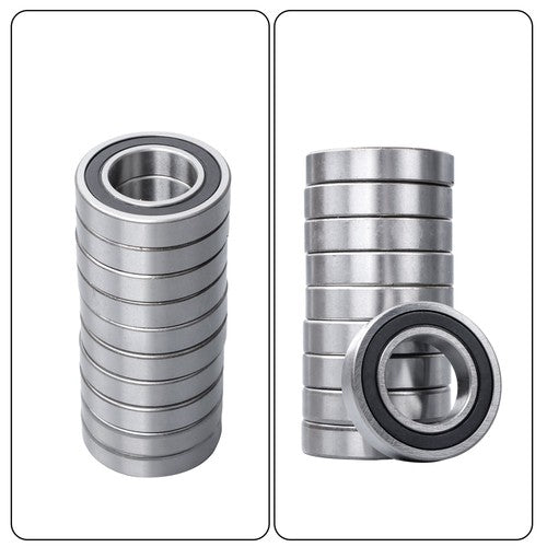 DURAFORCE 10×R20-2RS Bearing 1-1/4×2-1/4×1/2" Double Rubber Seals Deep Groove Ball Bearing