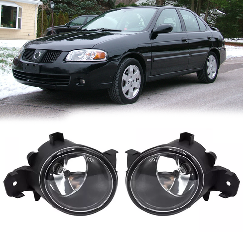 DURAFORCE New Pair Of Fog Lights Lamps Front Bumper RH LH For Nissan Sentra 2004-2019