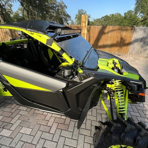 DURAFORCE 2-IN-1 Flip Smoked PC Windshield For Can-Am Maverick X3 (64" or 72") 2017+