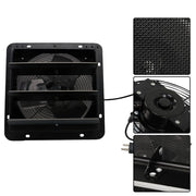 DURAFORCE Wall Mounted 10" Shutter Exhaust Fan With Switch & Insect Mesh Low Noise 980 CFM