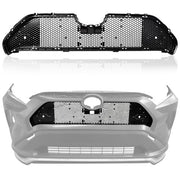 DURAFORCE 1PC Kit For Toyota RAV4 2019 2020-2024 Front Bumper Grille Grill Body W/Radar