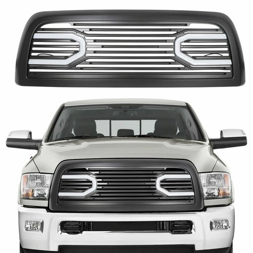 Grille Shell with Lights for 2010-2018 Dodge Ram 2500 3500 4500 5500 Big Horn