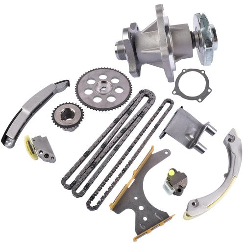 DURAFORCE Timing Chain Kit + Water Pump Fits 07-11 Chevrolet GMC Hummer Isuzu 2.9L 3.7L