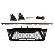 DURAFORCE For Toyota Tacoma 2005-2011 Black Plastic Front Upper Bumper Grille W/ LED