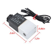 DURAFORCE 2PCS 1/4" Fast Response Electric Air Water Solenoid Valve 12V DC Normally Closed