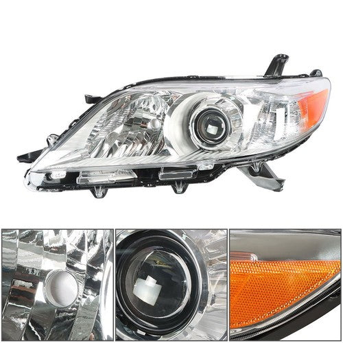 DURAFORCE Front Headlight Assembly Halogen Left /Driver SIde For Toyota Sienna 2011-2013