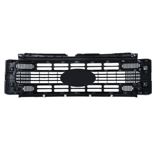 DURAFORCE New Plastic Front Upper Bumper Grille Chrome Trim For Ford F250 XL/XLT 2023-2024