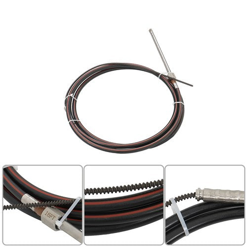 DURAFORCE For Waterborne Vehicles 16Ft Boat Rotary Steering System Outboard Kit SS13716 US