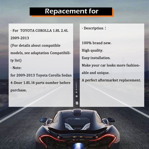 DURAFORCE New Both Sides Front Door Check Stop 6861002160 Fit For Toyota Corolla 2008-2013