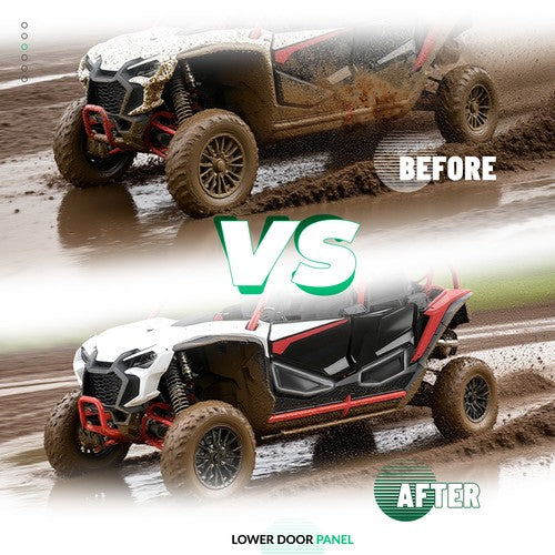 DURAFORCE Front & Rear Lower Door Inserts Panel For Honda Talon 1000X-4 2020-2024