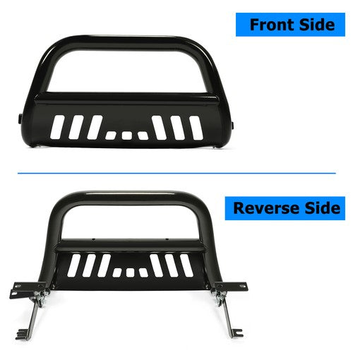 Brush Bull Bar Push Front Bumper Grille Guard for 2009 2023 Dodge Ram 1500