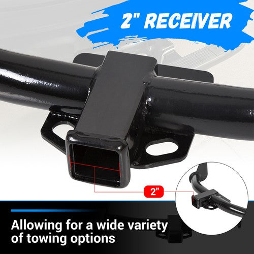 Bumper Class III Trailer Hitch 2 Receiver for Honda CRV 2007-2011 Powder Coated