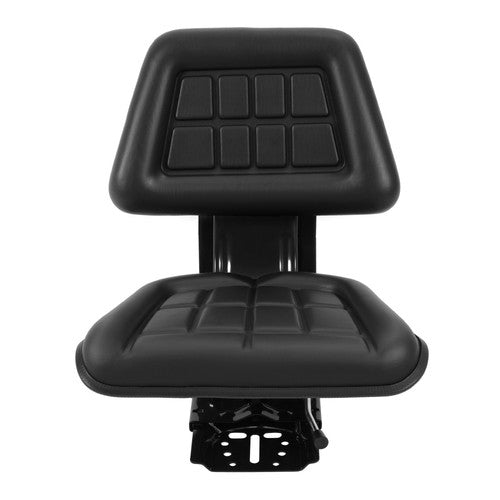 DURAFORCE Black Tractor Suspension Seat For Ford / New Holland 3000 3600 3610 3900 6000