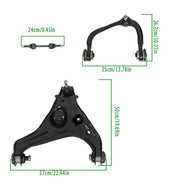 DURAFORCE For Ford F150 2009-12 2013 4WD Front Upper Lower Control Arms Sway Bars K750362
