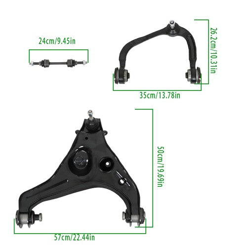 DURAFORCE For Ford F150 2009-12 2013 4WD Front Upper Lower Control Arms Sway Bars K750362