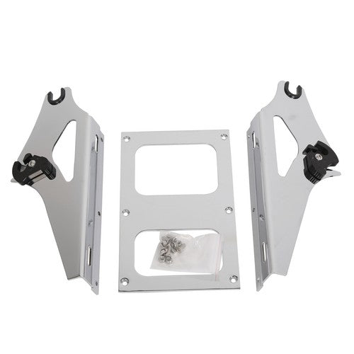 DURAFORCE Detachable Two-Up Luggage Trunk Mounting Luggage Rack For Harley Touring 14-26