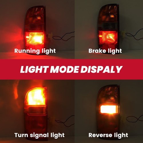 Tail Lights Brake Lamps with Bulbs Left and Right for Toyota Tacoma 1995 2000