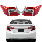 DURAFORCE Fit For Toyota Camry 2012-2014 One Pair Outer LH + RH Tail Light Brake Lamp