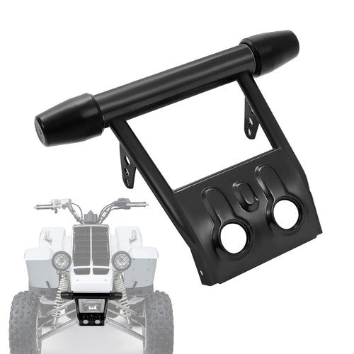 DURAFORCE Black Front Bumper Guard and Rubber End Caps for Yamaha Banshee 1987 2006