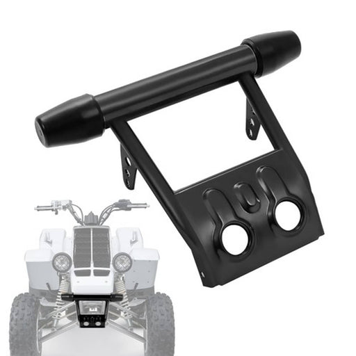 DURAFORCE Black Front Bumper Guard and Rubber End Caps for Yamaha Banshee 1987 2006
