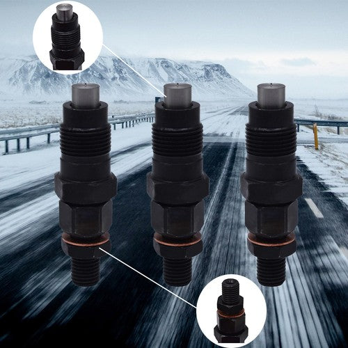 DURAFORCE 3x Fuel Injectors 16032-53000 16032-53902 For Kubota D1105 D1105T D1005 D905