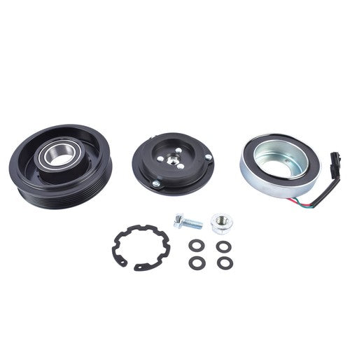 DURAFORCE 92600JM01D AC Compressor Clutch Kit Pulley Coil for Nissan Rogue 2.5L 2008-2015