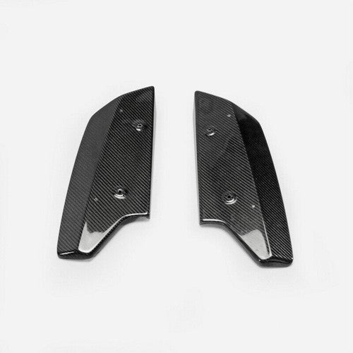 DURAFORCE Pair Rear Bumper Lip Spoiler Splitter Diffuser CF for 08-16 Nissan GTR R35