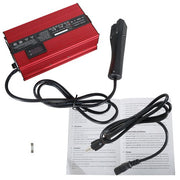 DURAFORCE For EZGO RXV & TXT Battery Charger 48V 10A Golf Cart "Triangle" 3 Pin Style Plug