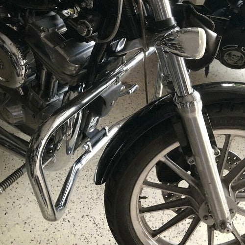 DURAFORCE For 84-03 Harley Sportster 883 1200 XL XR Chrome Engine Highway Guard Crash Bar